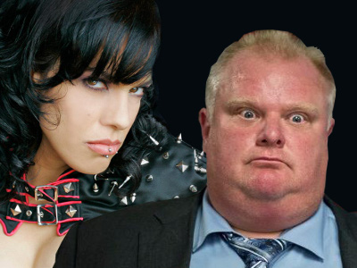 Mizz Barbie Bitch and Rob Ford