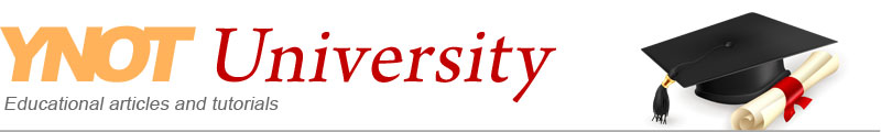 YNOT University: Educational articles and tutorials