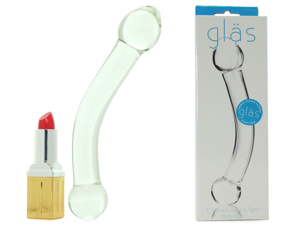 Review: 7” Curved G Spot Stimulator Glass Dildo