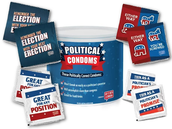 Make Your Position Known with New Political Condoms