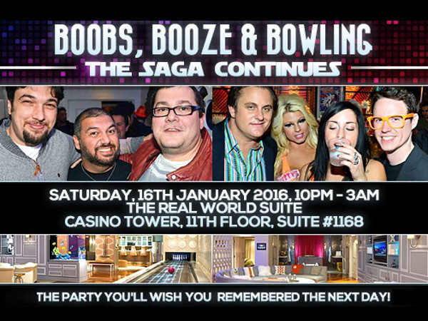 4th Annual Boobs, Booze & Bowling Slated Jan. 16