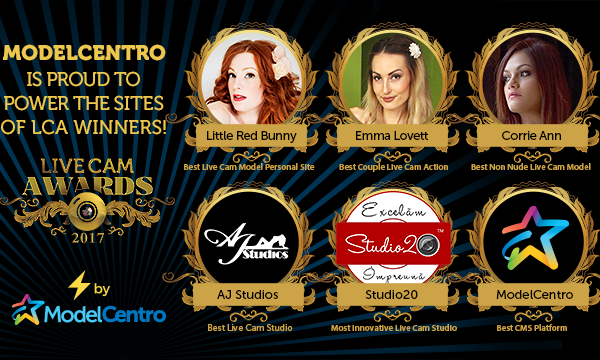 ModelCentro Platform & Performers Win Big Again At Live Cam Awards
