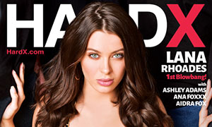 Hard X Releases Lana Rhoades 1st Blowbang In ‘Facialized Vol 4’