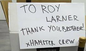 xHamster Beer Being Sent to “Lion” of London Bridge