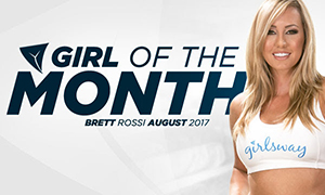 Brett Rossi Honored as Girlsway’s August 2017 Girl of the Month