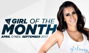 April O’Neil Honored as Girlsway’s September 2017 Girl of the Month