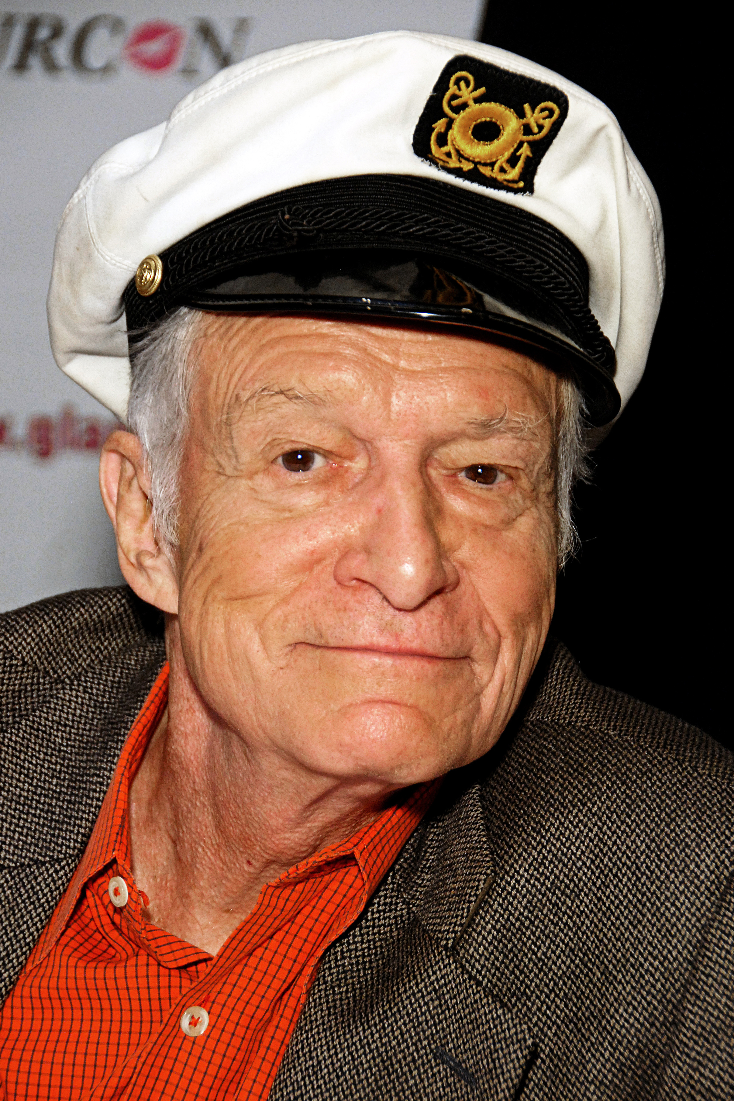 Hugh Hefner at Glamourcon #50 at the Long Beach Hilton Hotel, Long Beach, Calif., Nov. 13, 2010
