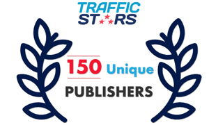 TrafficStars reaches 150 unique publishers