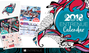 Entrenue Introduces One-of-a-kind 2018 Calendar & Catalog Hybrid