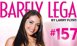 Avi Love Glows on the Cover of Hustler’s New ‘Barely Legal 157: My First Anal’