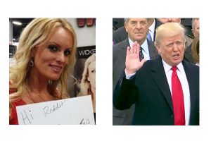 Stormy Daniels and Donald Trump