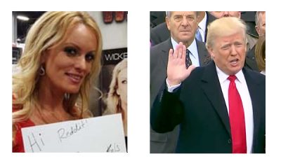 Stormy Daniels and Donald Trump