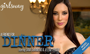 Dana DeArmond Invites Jelena Jensen Over for a Night of Eating Out in Girlsway’s A Friend for Dinner