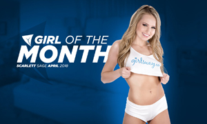Girlsway Selects Scarlett Sage as April 2018 Girl of the Month