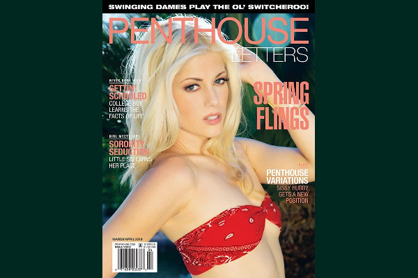 Charlotte Stokely On The Cover Of Penthouse Letters