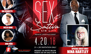 Della Dane Co-Hosting Sex & Sativa in Sin City