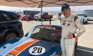 Mick Blue Takes 2nd Place in Major Car Race – Misses Top Slot By 3/100th of a Second