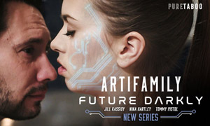 Jill Kassidy is Reborn as an A.I. Temptress in Pure Taboo’s Future Darkly: Artifamily