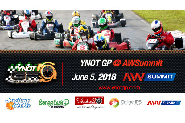 YNOT Grand Prix Heads To AWSummit For Third Race Of 2018