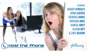 Girlsway Presents Latest Three-Part Vignette Series, Hold the Phone