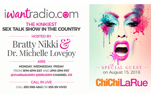 Chi Chi LaRue To Appear On iWantRadio Today