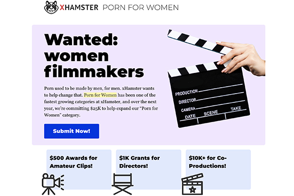 Lady Filmmakers, xHamster Wants Your Work