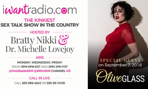 iWantRadio Welcomes Adult Star Olive Glass