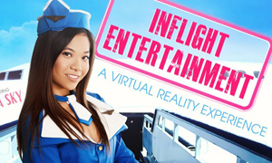 Vina Sky starring in VR Bangers Latest VR Scene: “Inflight Entertainment”