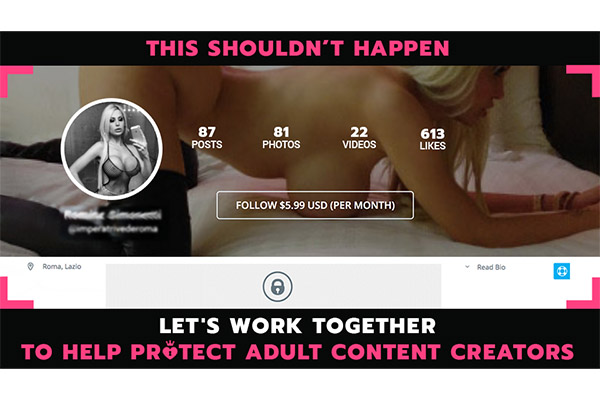 ManyVids Piracy Statement
