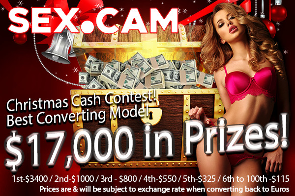 Sex.Cam, XLoveCam Announce “Christmas Cash” Contest