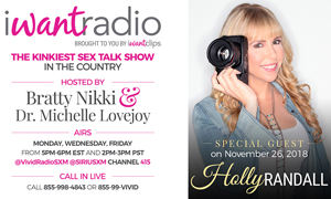Holly Randall to Guest on iWantRadio
