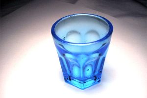 blue tumbler