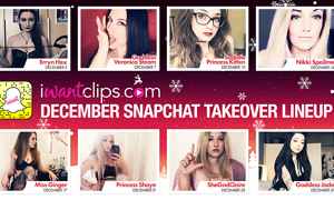 iWantClips Announces Lineup for December Snapchat Takeovers