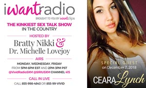Femdom Sensation Ceara Lynch Guests on iWantRadio Today