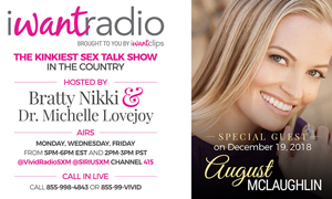 Media Personality August McLaughlin Guests  on iWantRadio Today