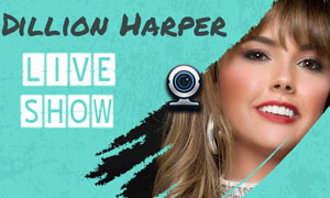 Dillion Harper Celebrates Launch of New Website with Live Show for Fans