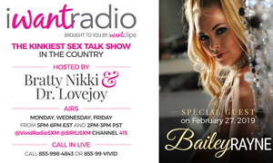 Camming Sensation Bailey Rayne Guests on iWantRadio
