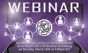 Learn Clip Editing & More in Clips4Sale Webinar with Neil & AstroDomina