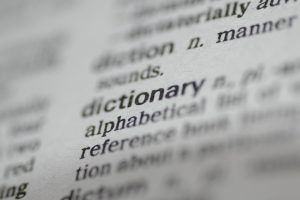 dictionary