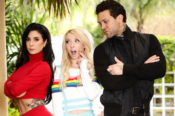 Kenzie Reeves, Joanna Angel and Small Hands star in new episode of Babysitter Auditions