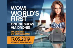 BongaCams live show via drone