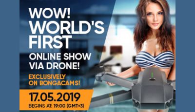 BongaCams live show via drone