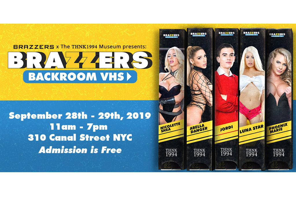 Brazzers, THNK1994 Present ‘Backroom VHS’ Exhibit Sept 28-29