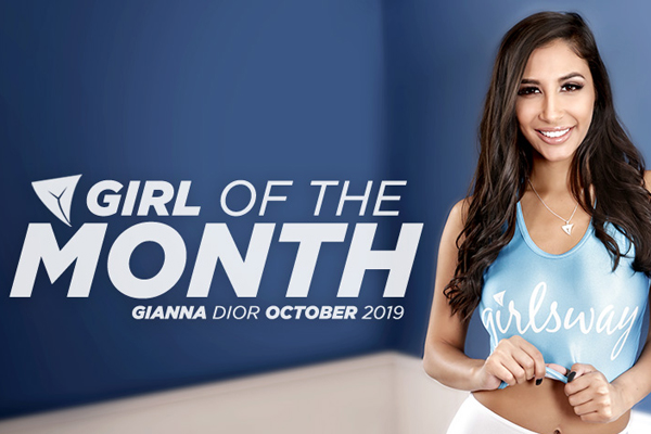 Gianna Dior Takes the Tiara as Girlsway’s October Girl of the Month