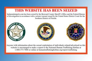 Escort site seized