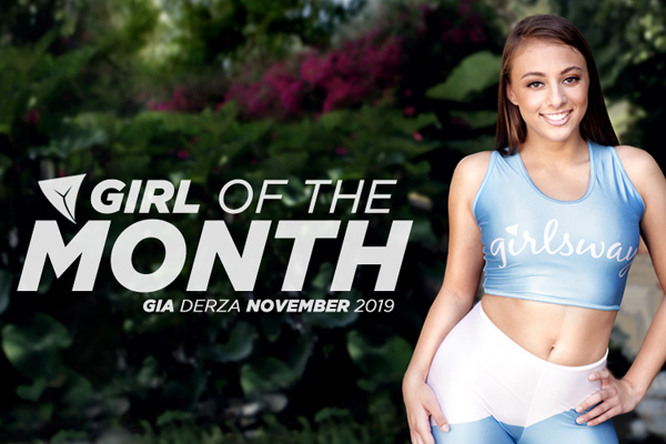 Girlsway Celebrates the Selection of Gia Derza as November’s Girl of the Month