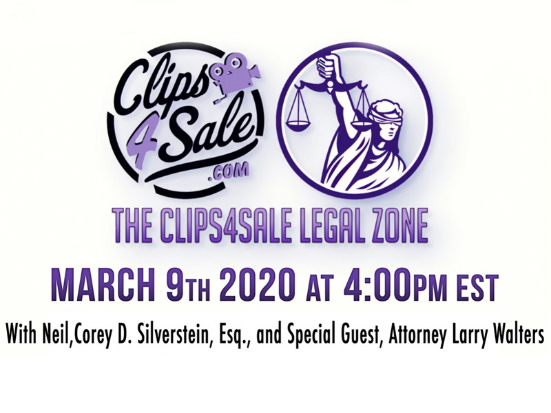 Clips4Sale’s Legal Zone Will Be in Session Monday with Neil & Corey Silverstein