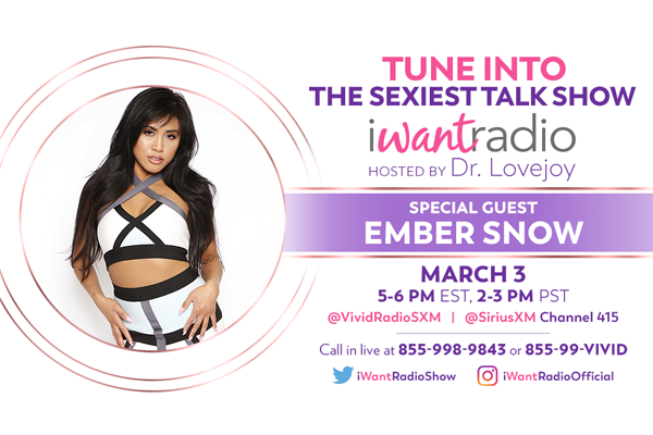 Rising Starlet Ember Snow Guest Stars on Today’s iWantRadio
