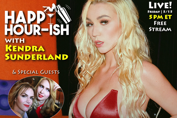 Kendra Sunderland & Two Girls One Mic to Appear Live on Exxxotica TV’s Happy Hour-ish