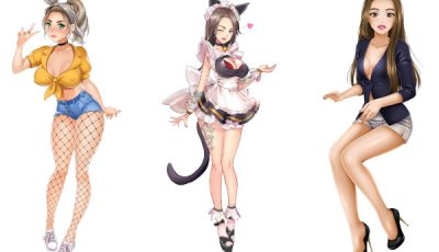 Pornhub models in Nutaku games